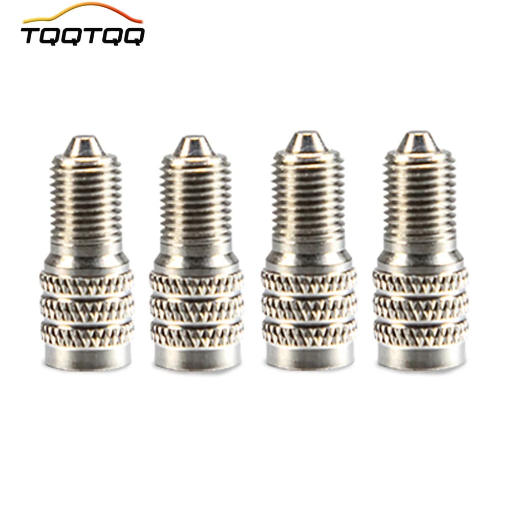 4Pcs Double Seal Flow Through Valve Stem tappi per pneumatici, gonfiare Thru per pneumatici Semi-Bus per camion ad alta pressione per auto RV