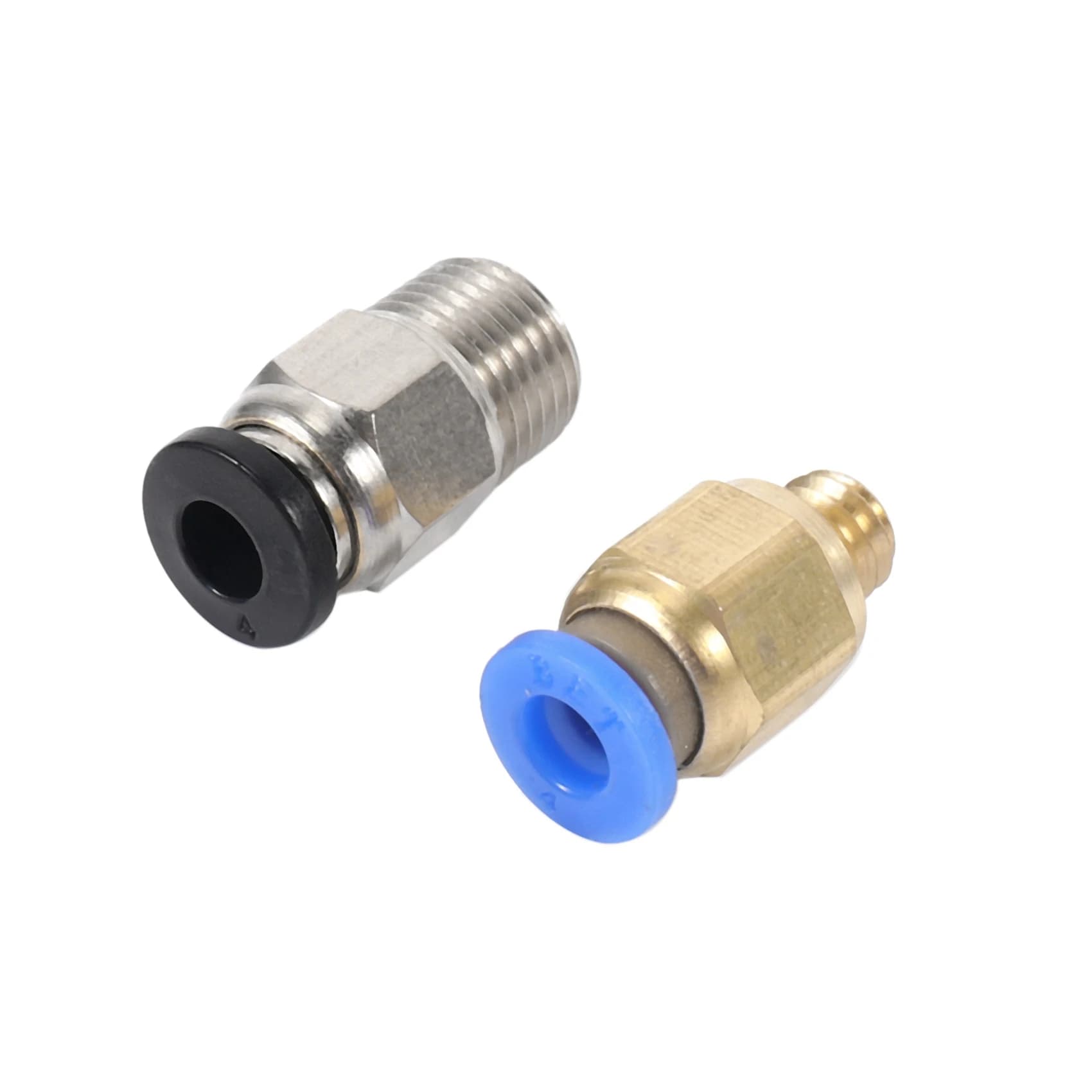 Raccordo pneumatico dritto A46M-PC4-M10 Push To Connect + raccordo rapido PC4-M6 per estrusore Bowden per stampante 3D (confezione da 20 pezzi)
