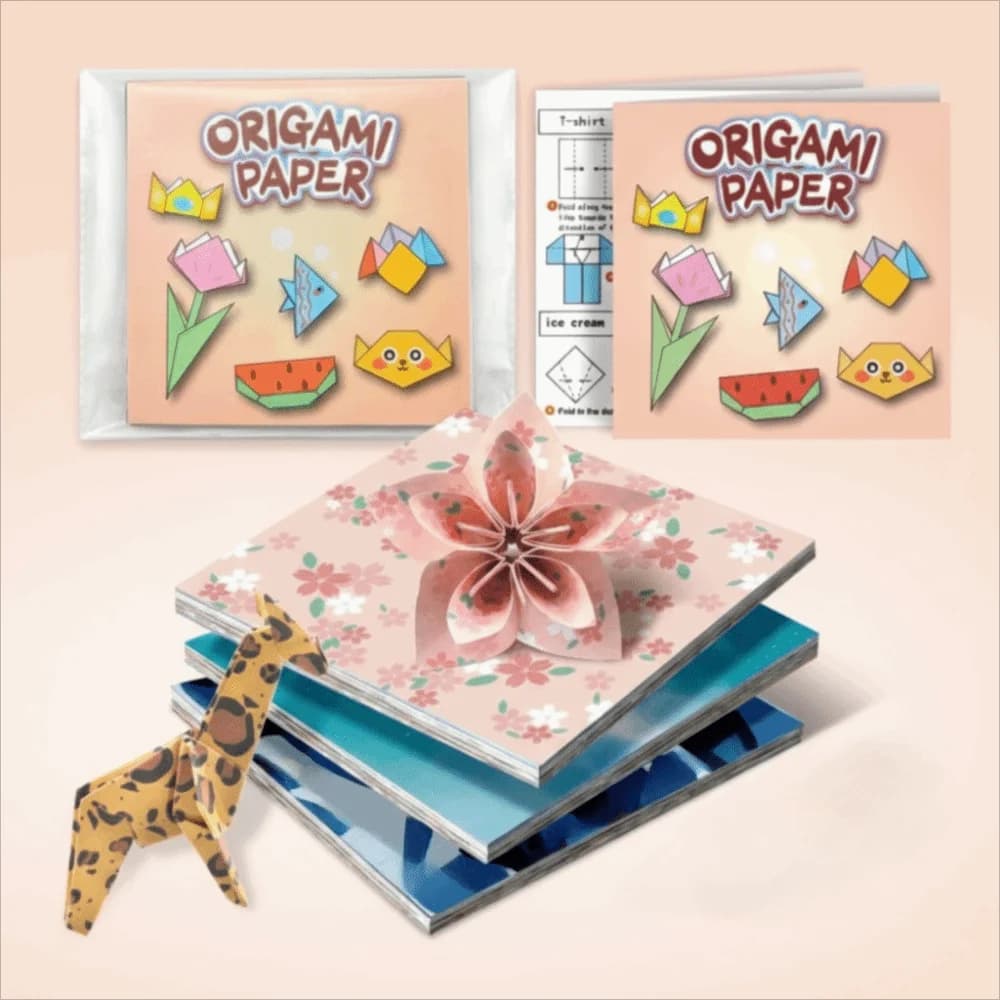 80 pcs Colorful Double Sided Origami Paper DIY Handmade Fold Art Material Folding Papers 14x14cm Flower Craft Paper Paper Art
