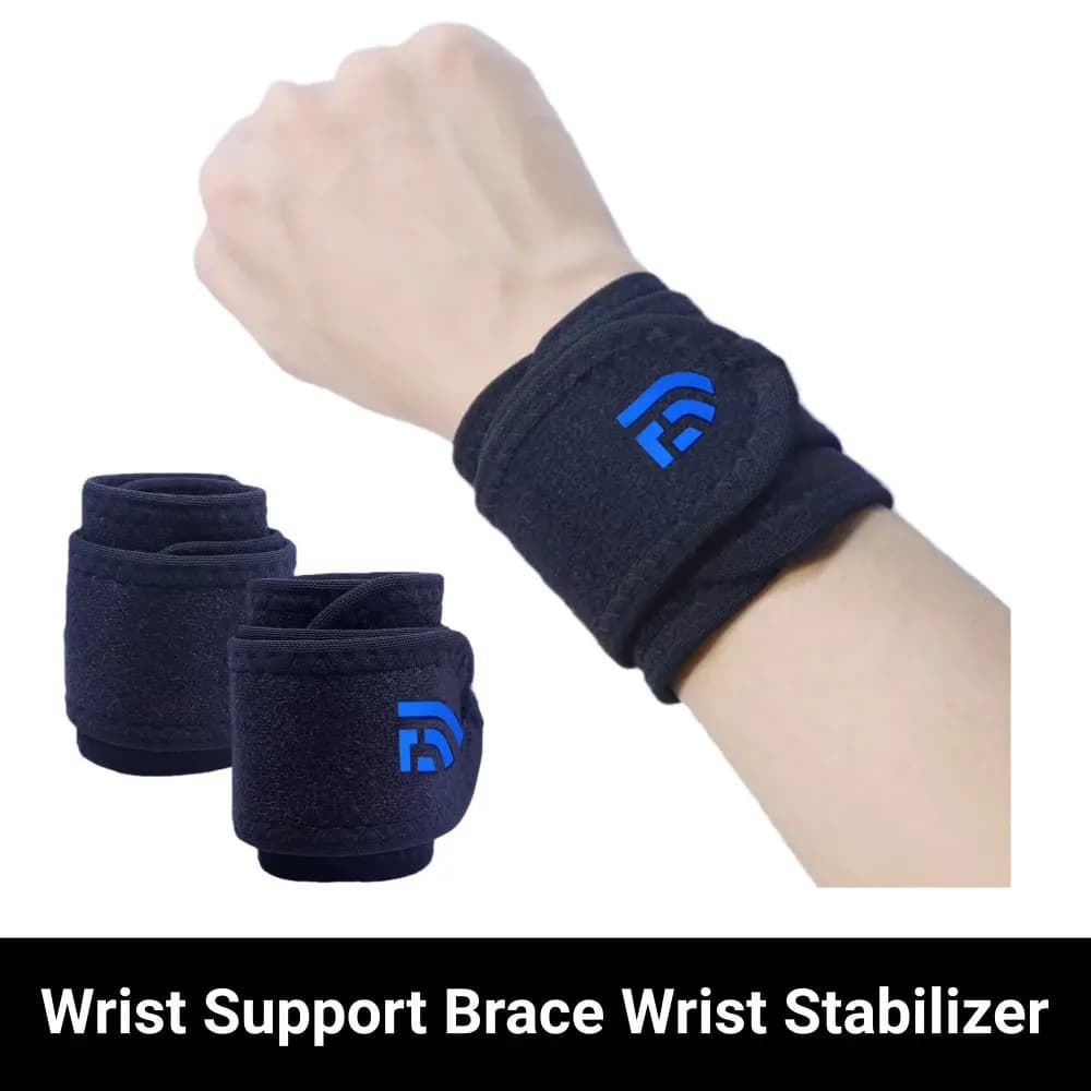Stabilizzatore per tutore per supporto per polso regolabile con protezione per bende per polsi per mano sinistra/destra Sollievo dal dolore Fitness e ufficio