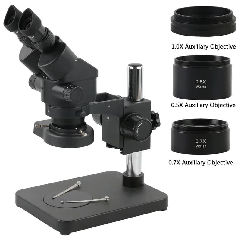 7X-45X 3.5X-90X Zoom Industry Stereo Microscopio Binoculare Super Widefield 10XEepieces Microscopio Stand Set Per La Riparazione Del Telefono PCB