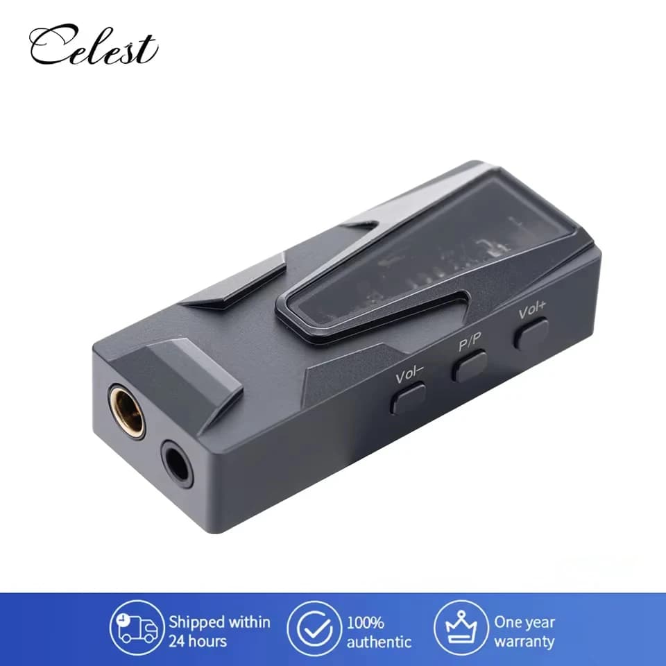 Kinera Celest CD-30 DAC portable USB, digital audio decoder HiFi ES9039Q2M, DAC tip with 3.5 mm connectors + 4,4 mm