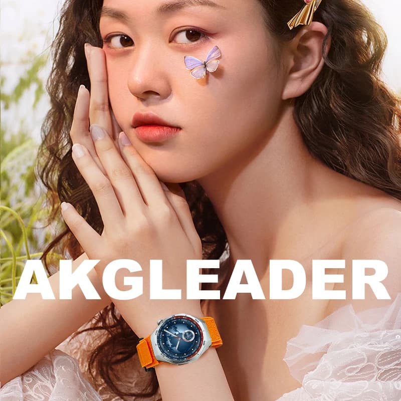 AKGLEADER Light nylon strap with magnetic buckle for Huawei Watch GT 5 Pro 22 mm 26 mm wrist strap Watch 4 Pro