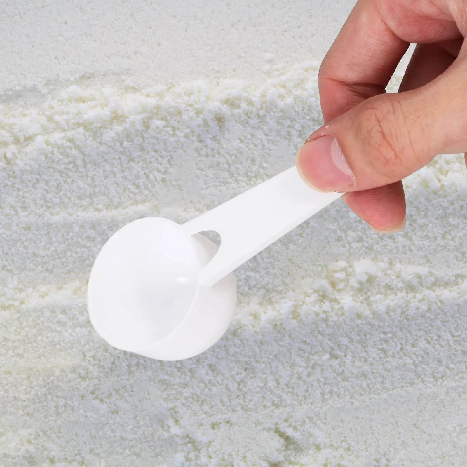 20Pcs Powdered Milk Scoop Food Grade Stainless Steel Measuring Spoons for Milk Protein Coffee Tea Grains Small