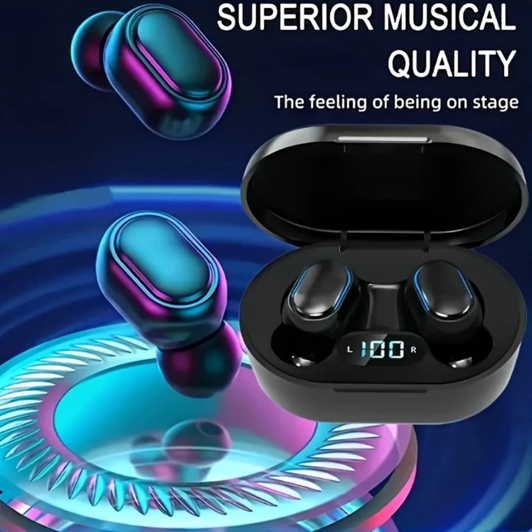 Original E7S Wireless Bluetooth Headset with Mic LED Display Earbuds for iPhone Xiaomi TWS Earphone Bluetooth Headphones earbuds
