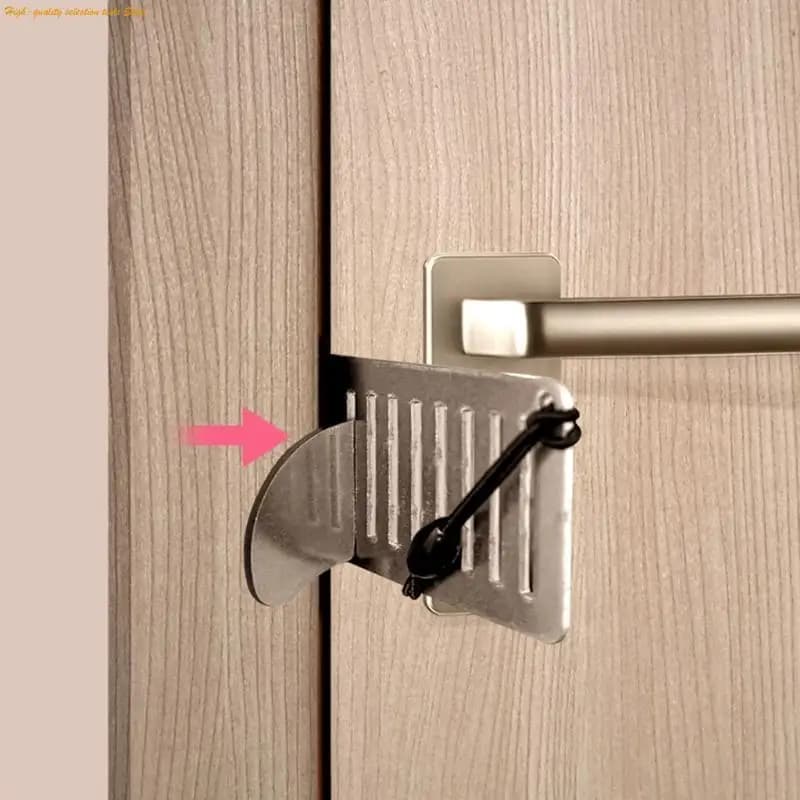 203f blocco della porta sicurezza blocchi viaggio portatili Aggiungi per ulteriore sicurezza privacy solido