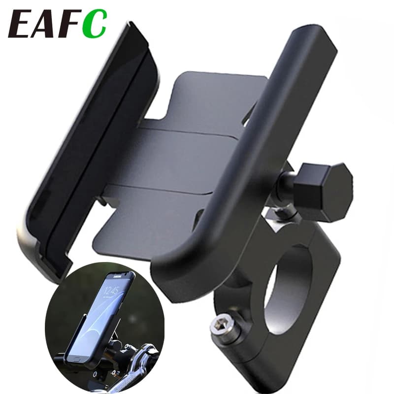 Bike Phone Support Mobile Phone Rearview Mirror Navigation 360-degree support for 5-inch GPS smartphone 20-30mm