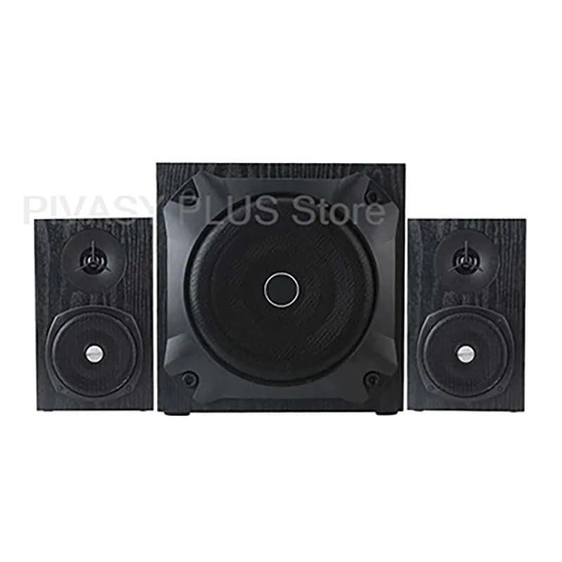 50/80W Potente set di altoparlanti Bluetooth Subwoofer da 6,5 pollici Altoparlanti satellitari da 2x3 pollici 4ohm Sound Box Audio per PC TV Home Theater