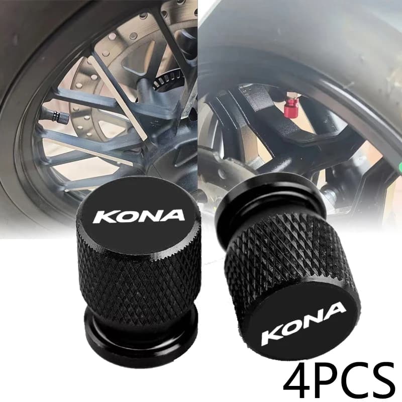 Cappucci valvole pneumatici per ruote auto Copri stelo pneumatici Airdust impermeabile KONA
