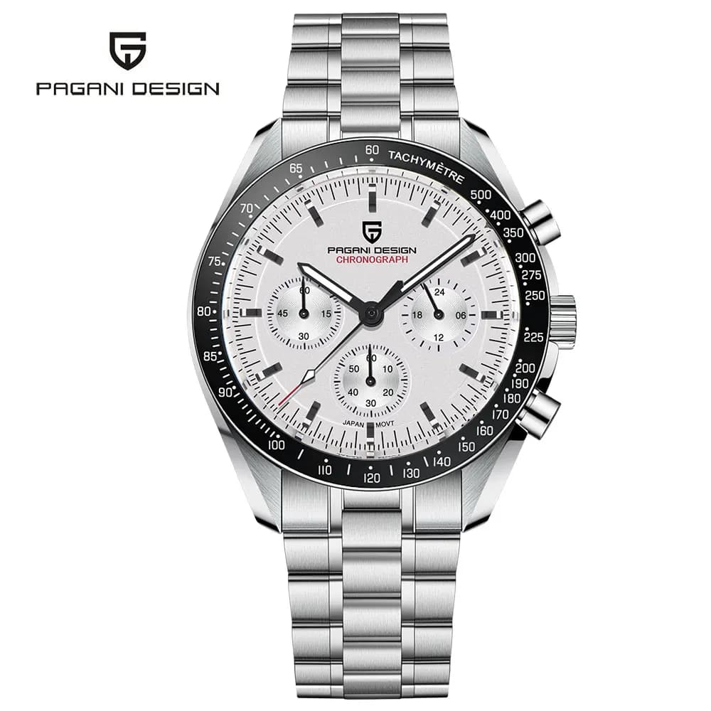 2026 New PAGANI DESIGN 1701 V5 Men's Watch Luxury Quartz Men's Watch Sport Chronograph Speed AR Sapphire Glass 100M Waterproof