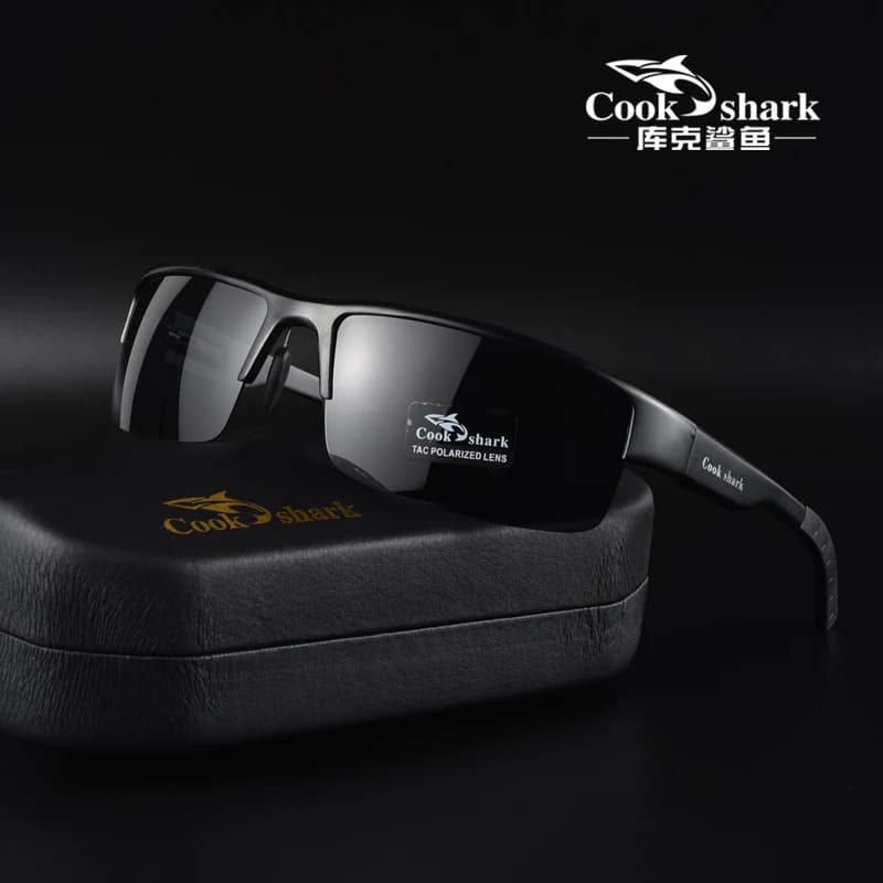 Cook Sunglasses for Men Driving with UV-Proof Discoloration Sunglasses Polarized Day and Night Glasses