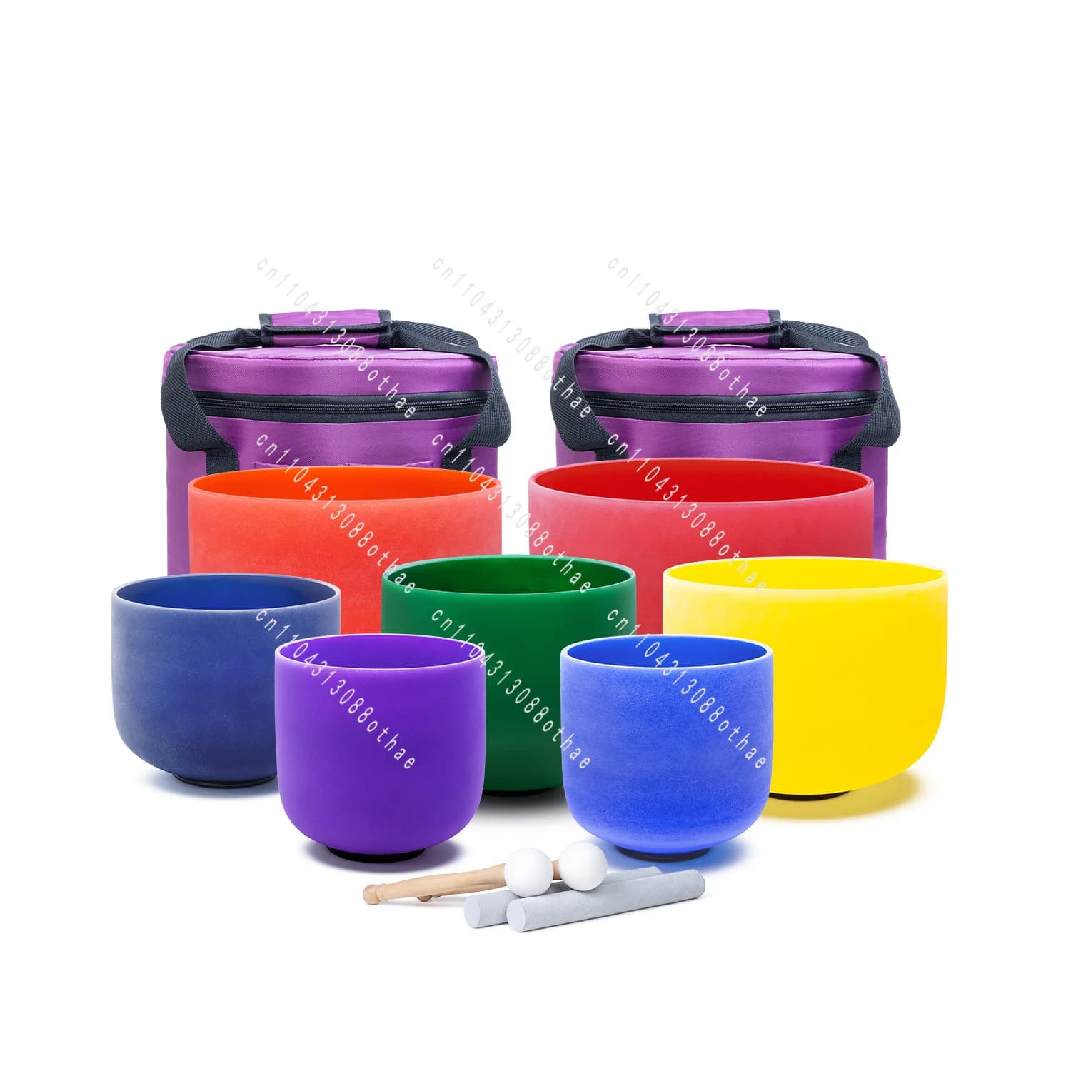 Alchemy Tibetan Chakra Balancing Quartz Singing Bowls Sets 6" To 28" Crystal Sound Bowl Set