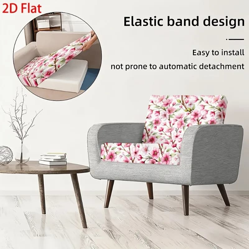 2 Coperture Elasticizzate per Divano da Esterno, Copricuscini Floreali per Patio, Rimovibili e Lavabili, Coperture per Mobili da Giardino 2026