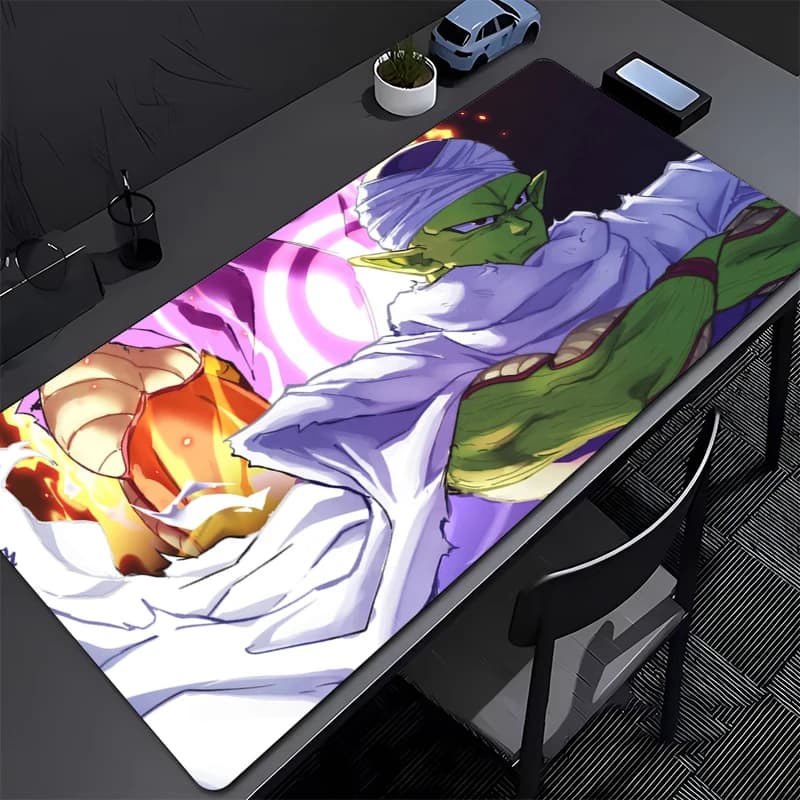 Dragon Ball Piccolo Tappetino per mouse da gioco Anime Tappetino per mouse Office Gamer Tappetino per mouse per computer Stampa HD Tappetino per scrivania PC HD Anime Tappetino per mouse grande