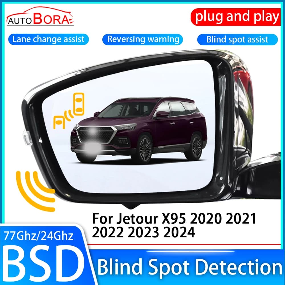 ZhuCamX Car Blind Spot Detection System BSD BSA BSM Sensor Drive Rear Mirror Monitoring for Jetour X95 2020 2021 2022 2023 2024