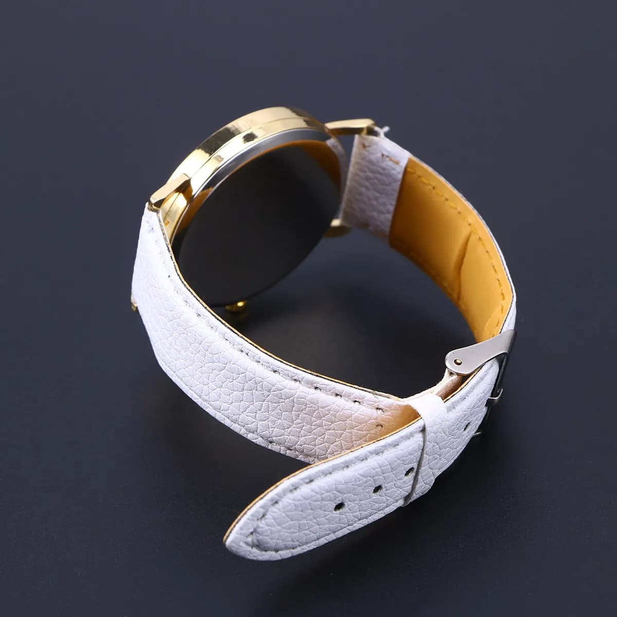 White Dial Watch Ladies Fashionable Watch For Women Quartz Dream Catcher Belt Simple Casual Bracelet