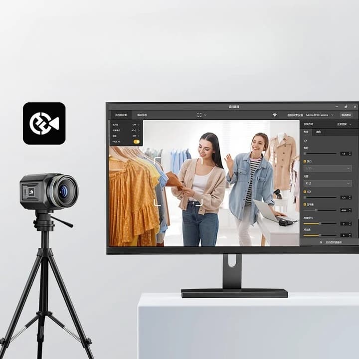 MOMA TANJING MINI Fotocamera HD professionale tutto in uno con scheda audio integrata e scheda di acquisizione adatta per principianti