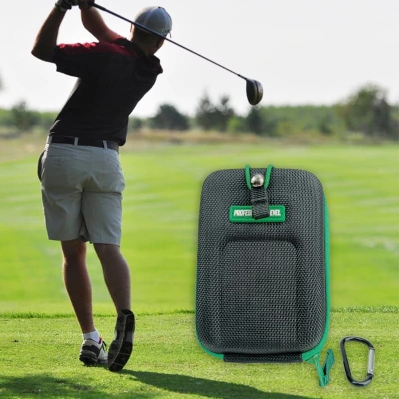 Golf Telemeter for Case with Clip for Carabiner Rigid EVA Bag for Shock Transport Universal Box for 24BD Telemeter