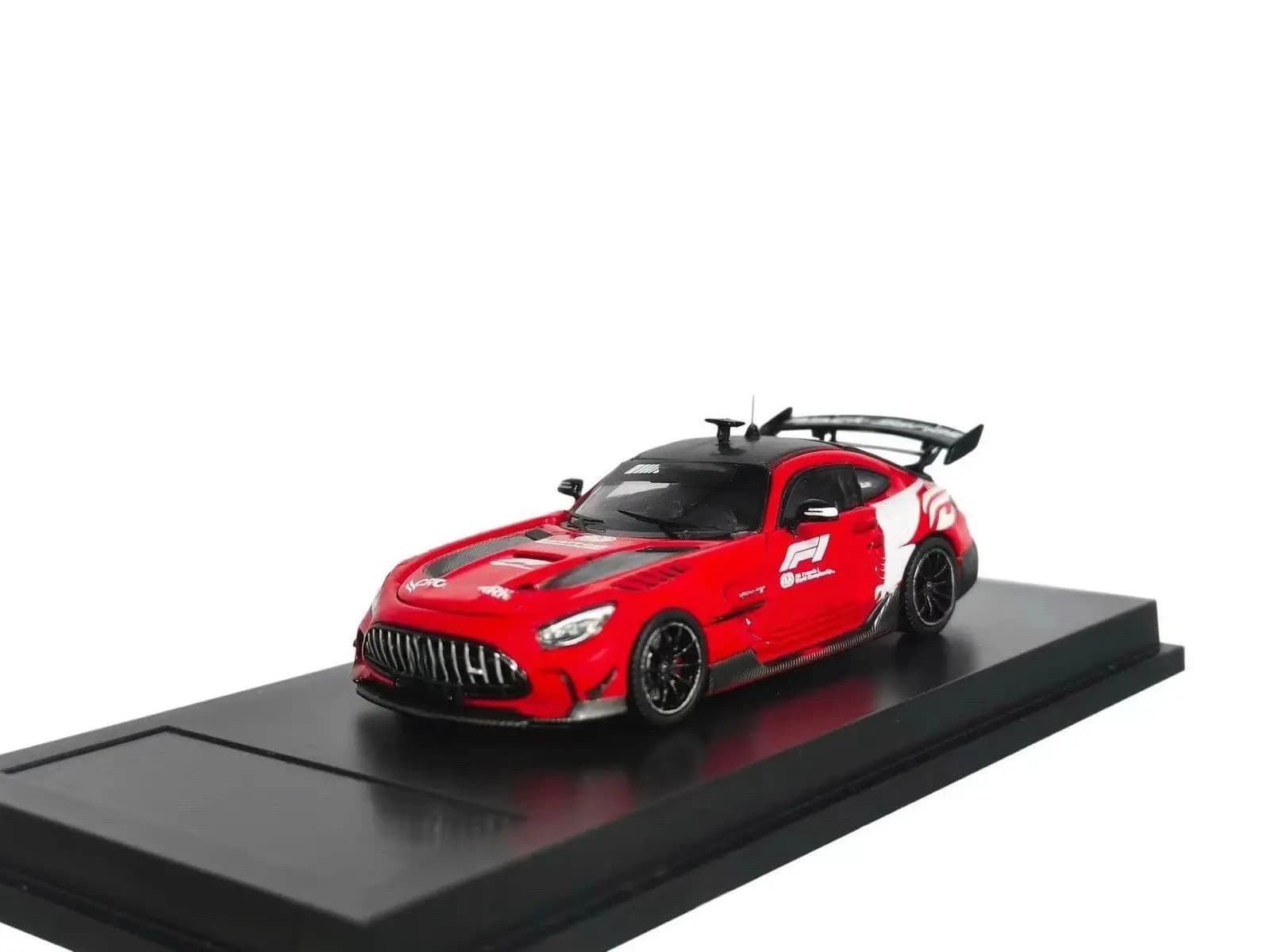 Modellino Auto da Corsa MJ 1/64 GT Black Series in Fibra di Carbonio, Modello in Lega Pressofusa, Regalo