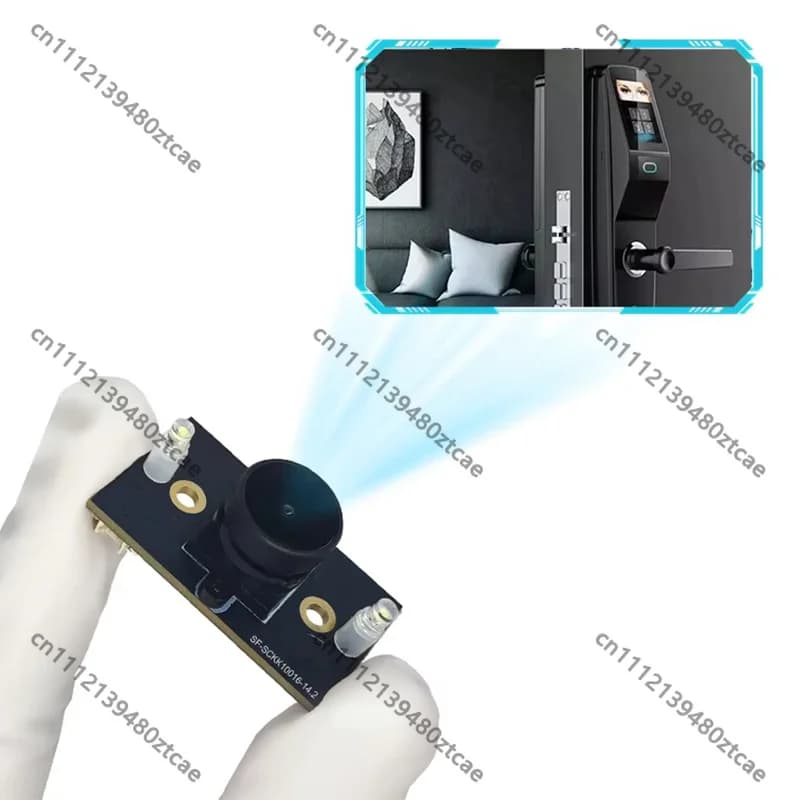 720P 152° wide-angle fixed focus mini USB2.0 camera module, compact size specially customized for intelligent door lock