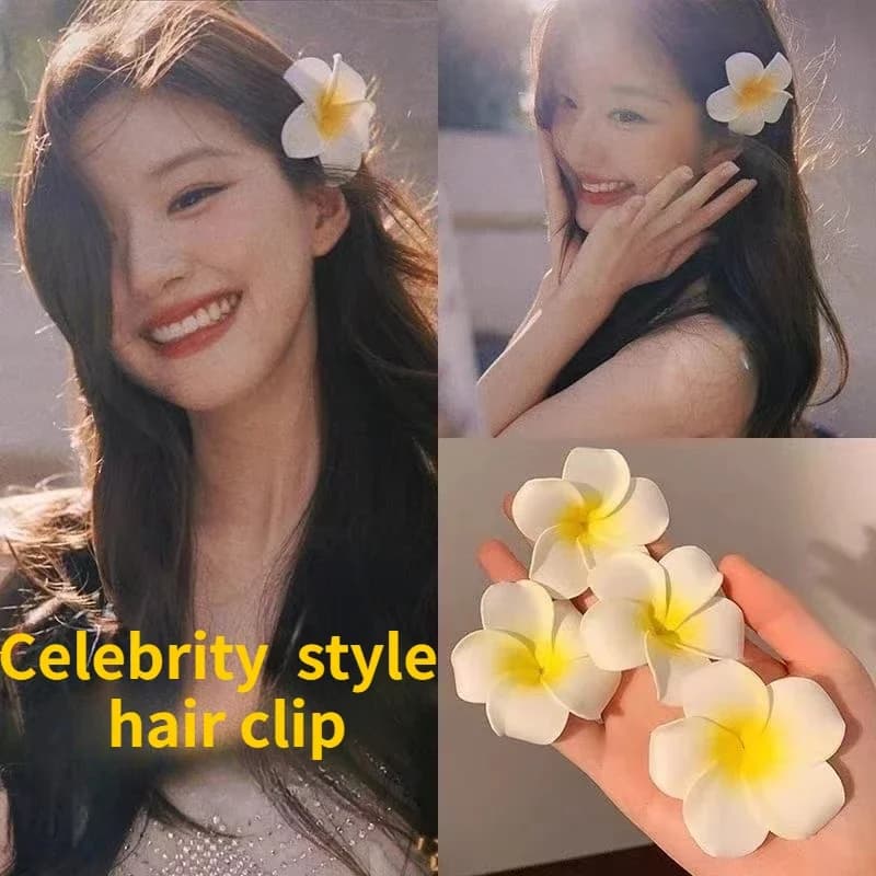 New flower-shaped hair clips for women girls Bars crab claw clips for horsetail hair accessories beach headdress for bathroom