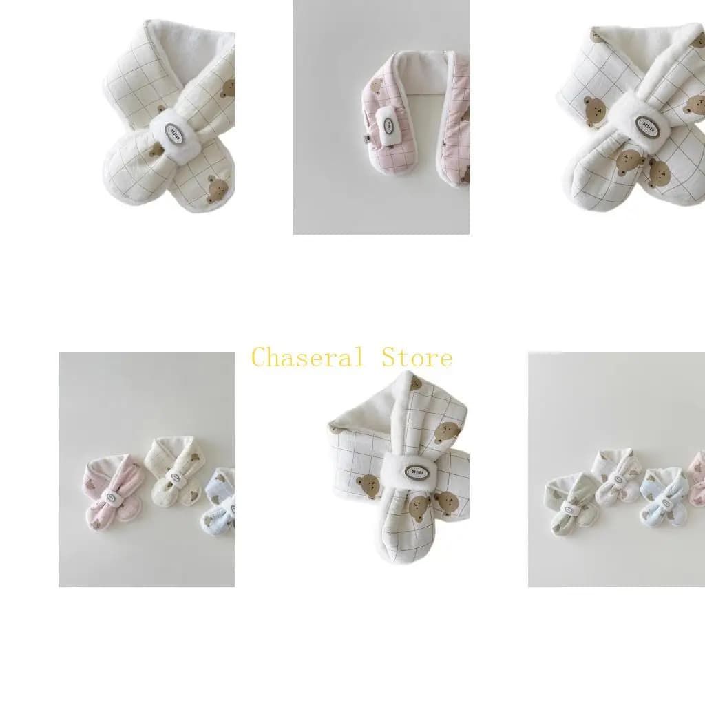E7CE Children's Winter Scarf Soft and Comfortable Children's 1 to 6 Years' Comfortable Winter Handkerchief