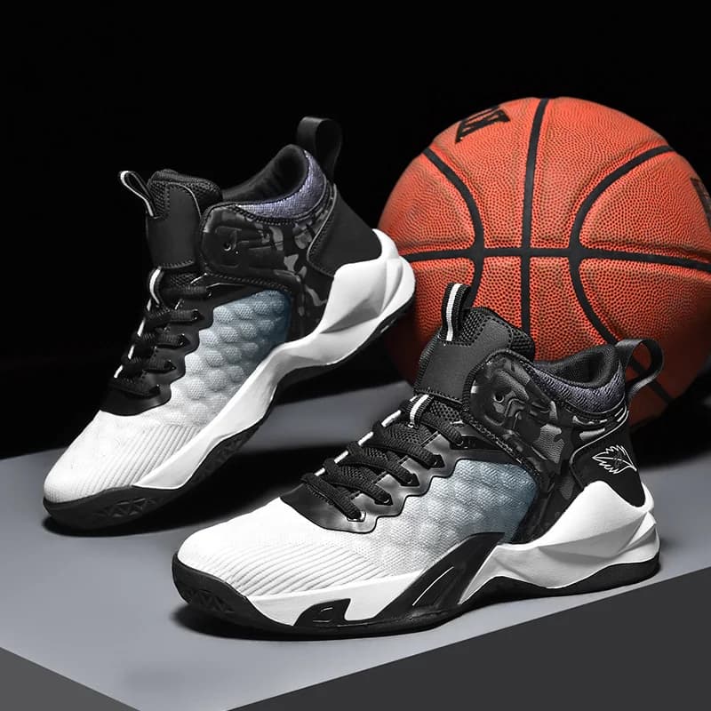 Scarpe da basket scarpe da uomo scarpe sportive all'aperto scarpe Casual traspiranti da uomo ad alto assorbimento degli urti per studenti