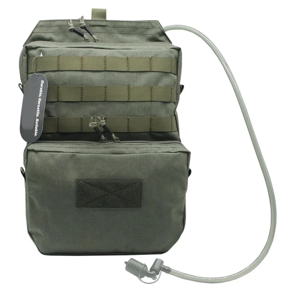 VULPO Tactical Molle zaino idratazione softair Combat Water Bag EDC Hunting durevole Vest Pouch Equipment