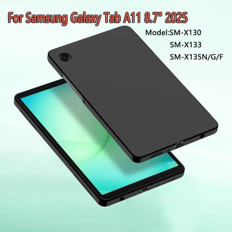For Samsung Galaxy Tab A11 8.7 inch 2025 Protective Case Airbag Silicone soft Tablet funda SM-X130 SM-X133 X135N/G 8.7"TPU shell