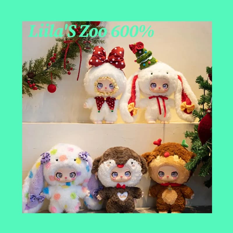 Liila 600% Gatto Liila'S Zoo Serie Cieco Scatola Alla Moda Della Bambola Del Vinile Carino Grande Bambola Scatola Mistero Figura Raccogliere Giocattolo Per Bambini Regalo
