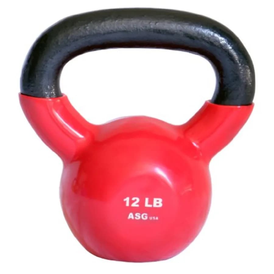Kettlebell in Vinyl 58-10 12 15 18 20 25-50 Libraries for Domestic Use, Weight Training Equipment Black Rubber Resistant
