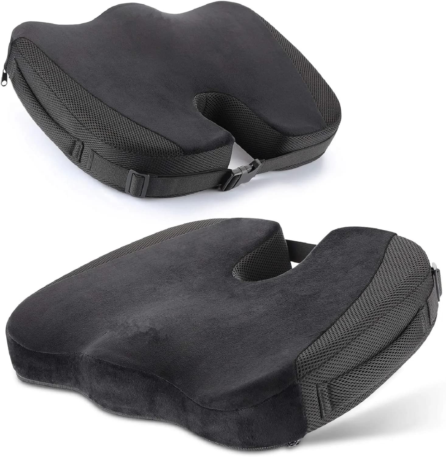 1 pz coccige cuscino del sedile Memory Foam cuscino a forma di U per cuscino della sedia cuscino per auto ufficio per cuscino per massaggio dolore al coccige