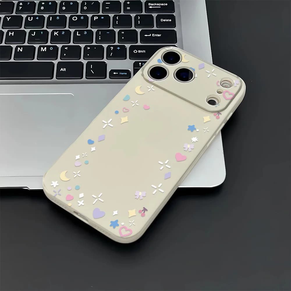 Custodia Morbida per iPhone 17E 13 16E 15 Air 11 12 14 Plus con Bordo a Carta dei Tarocchi, Cover per iPhone 16 17 Pro Max, Fodera Protettiva