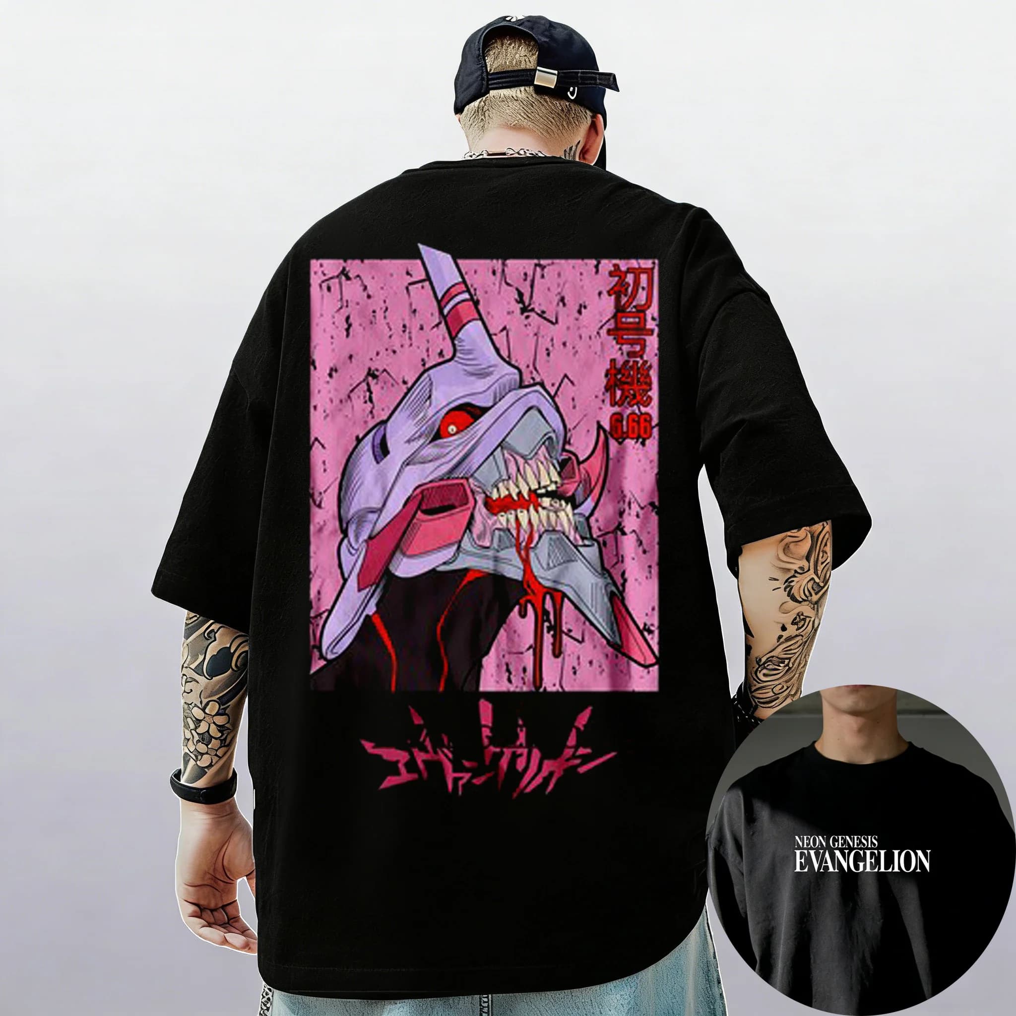 2026 New Hot Summer Neon Genesis Evangelion Ayanami Rei Asuka Classic Style T-shirt Men Women Parent-Child Cotton Tee Tops