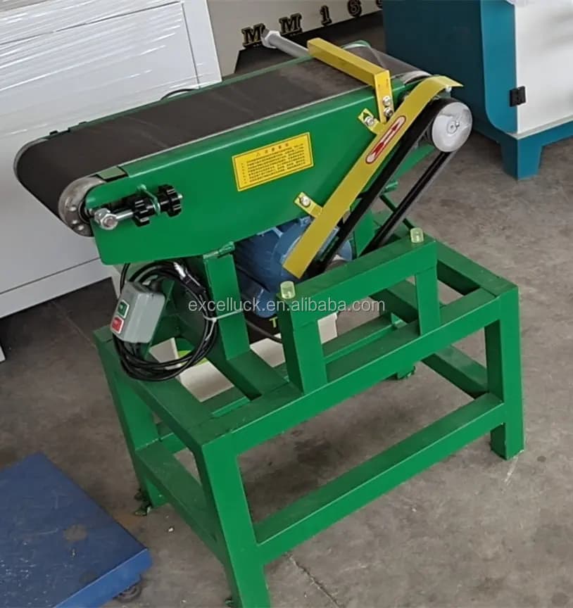 Vertical Horizontal Flat Table Ribbon Edge Grinder for Economic Industrial Wood Processing Polishing Machine
