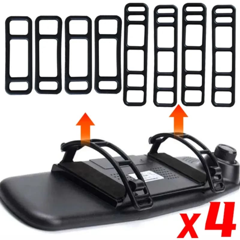Cinghia elastica in silicone per bicicletta da bicicletta per registratore di guida per auto Fasciatura fissa Specchietto retrovisore Cinghia di fissaggio in gomma per fissaggio DVR