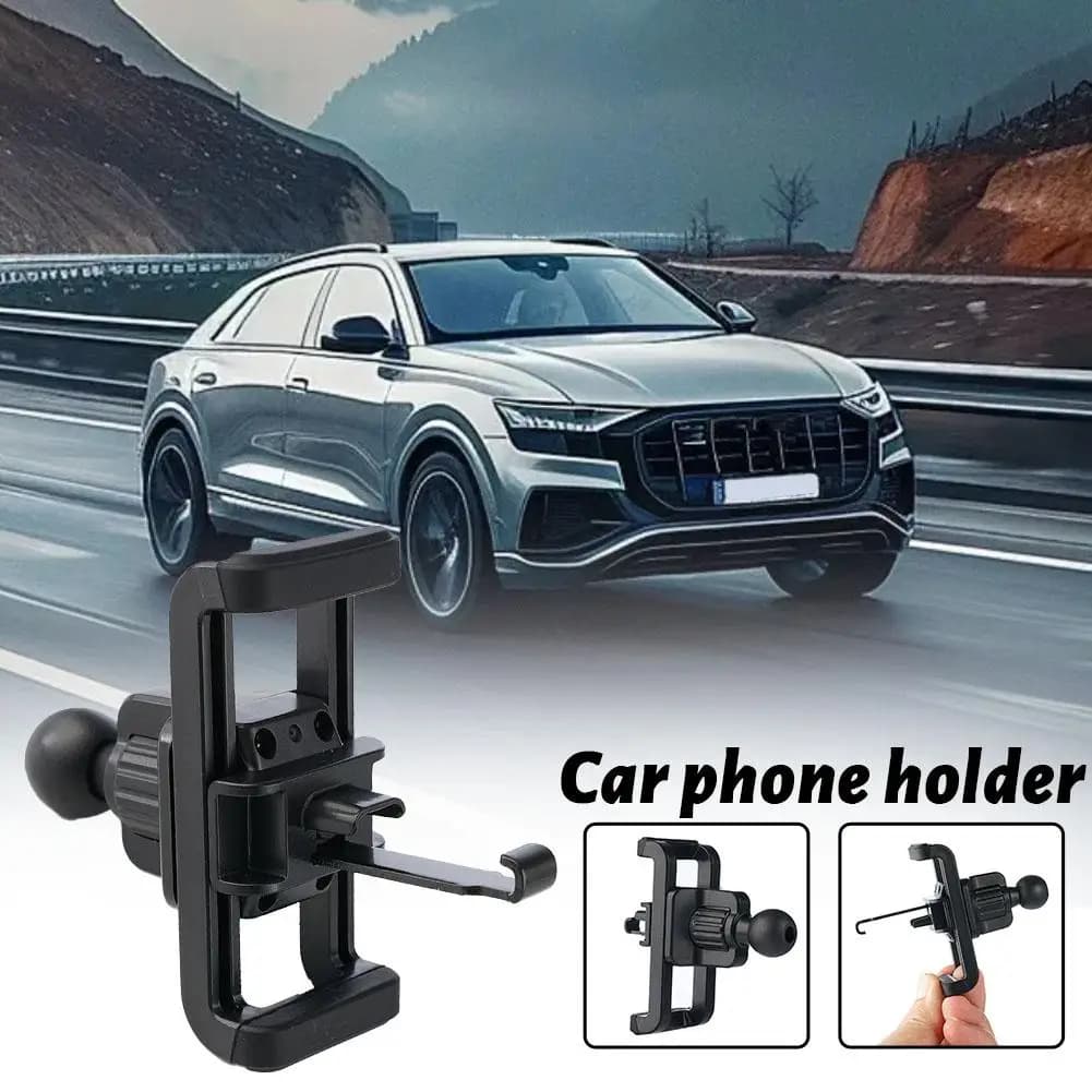 Universal Car Air Vent Clip Ball Head Base For Phone Holder Mount Hook Clamp Stand Bracket Auto Interior Accessories