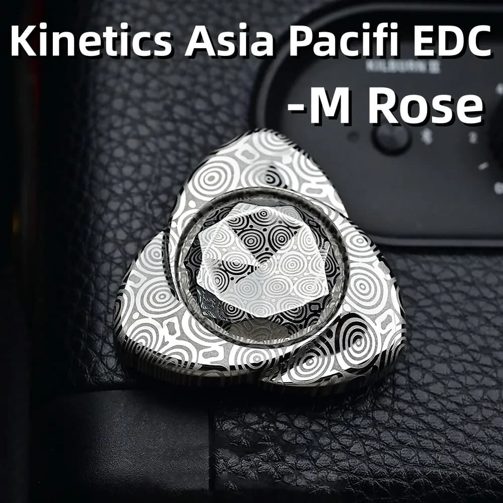 Kinetics Asia Pacifi EDC M Rose Fidget Spinner Giocattolo antistress Zirconio Agitarsi Giocattoli per adulti Gadget per alleviare l'ansia