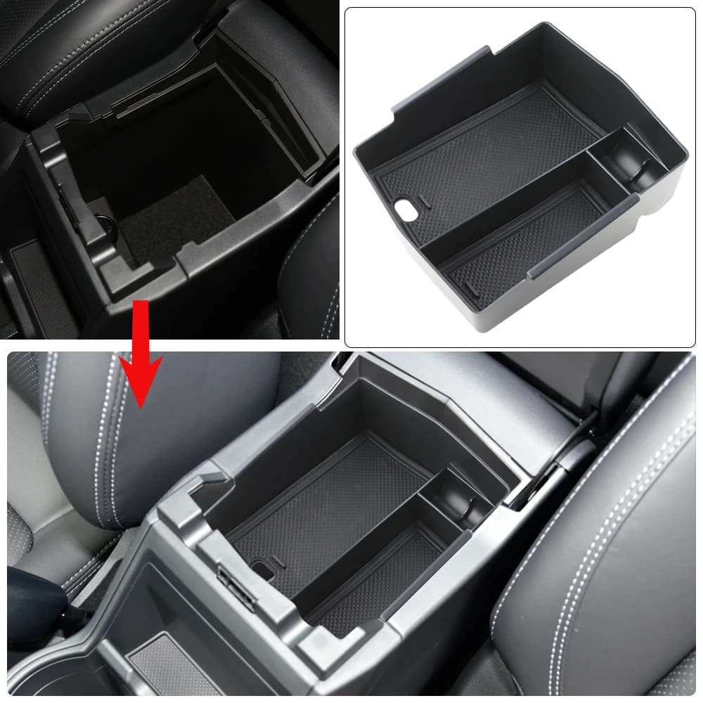 Vassoio organizer per console centrale auto per Subaru Forester 2024 2025 Accessori per scatole portaoggetti per bracciolo centrale