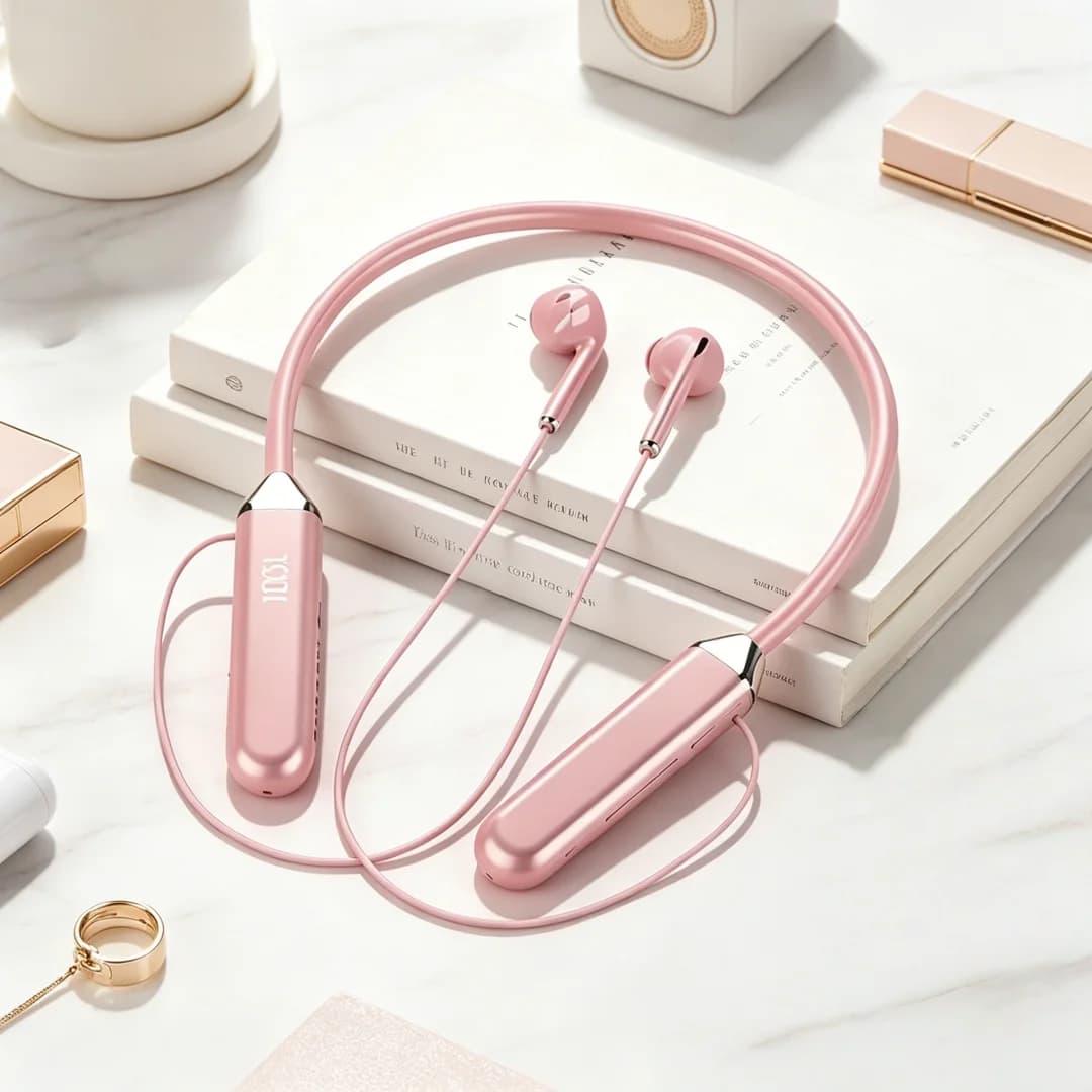 Nuove cuffie TWS HiFi con archetto da collo, batteria a lunga durata, Bluetooth 5.3 wireless, auricolari sportivi per gamer con riduzione del rumore