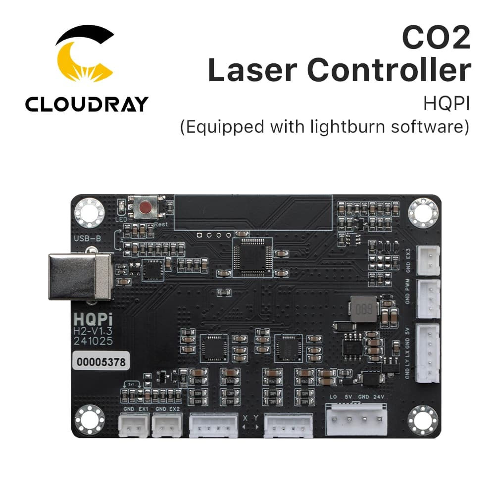 Controller laser CO2 Cloudray HQPI ad alta precisione per taglio acrilico in legno, incisione laser, taglio, intaglio