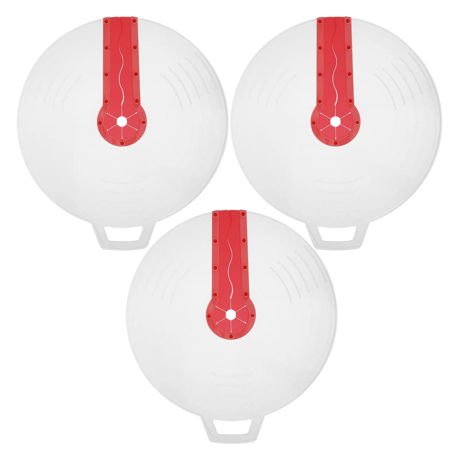 3Pcs Egg Whisk Mixing Bowl Anti Splash Cover Silicone PP Splashproof Lid Splash Guard for Hand Mixer Home Baking