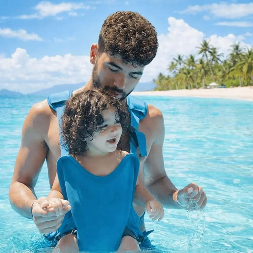Cinghie Regolabili per il Trasporto del Bambino, Doppio Uso, Comode per Nuoto e Immersione, Sicure e a Mani Libere