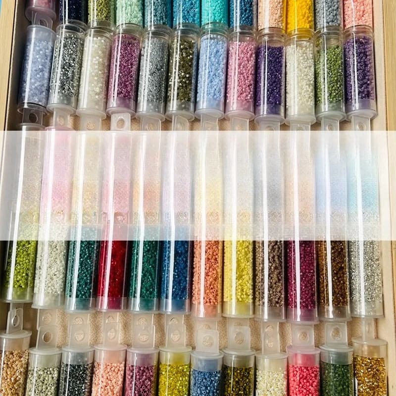 MIYUKI Japanese Antique DB 1.6mm Glass Seed Beads | Opaque Pearl Finish Bulk DIY Jewelry Craft for Bracelet Necklace