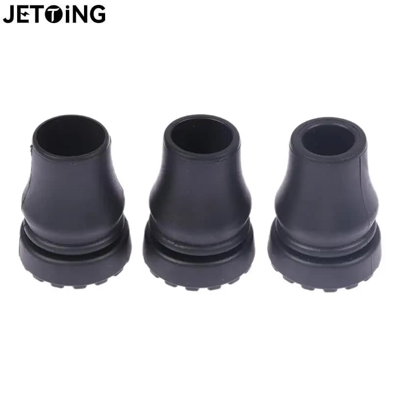 1pc rubber tips for senior trekking sticks T handle trekking sticks in solid wood walking stick aluminum black barrel 16mm 20mm 22mm