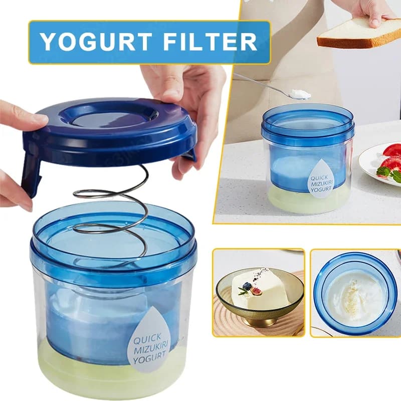 Filtro per yogurt Separatore di latte di formaggio Colino per yogurt greco fatto in casa Colino per alimenti multiuso per succo di latte di soia Utensile da cucina