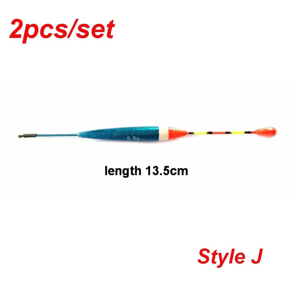 2PCS New Fluctuate Slip Drift Tube Mix Size Light Stick Floats Fishing Lure Indicator Floats Bobbers