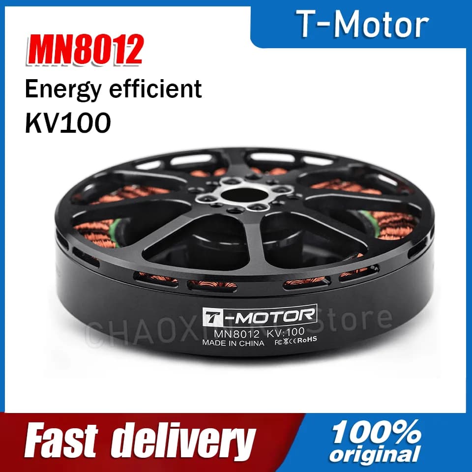 Brushless motor T-MOTOR MN8012 KV100 High-efficiency multirotor UAV motor with maximum thrust of 11,8 kg DIY parts for ultralight drones