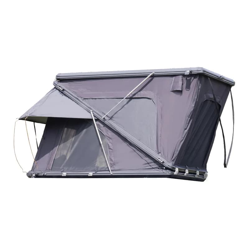 Ala volante 2-3 persone Tenda triangolare per auto in lega di alluminio SUV a forma di Z Accessorio da campeggio esterno a quattro angoli per camioncino
