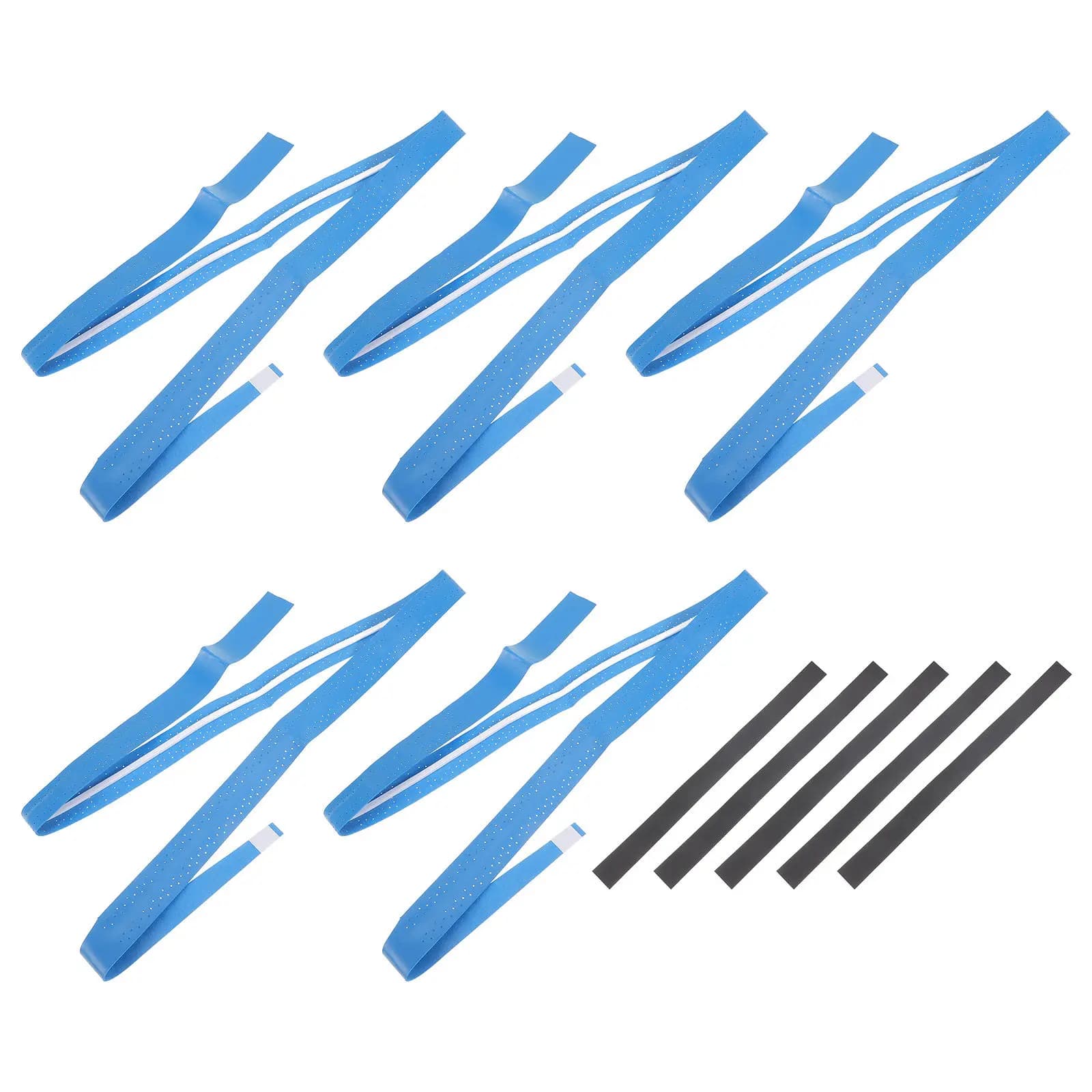 5 Set di Nastri Antiscivolo per Racchette da Badminton, Comodi e Assorbenti, Overgrip per Racchette da Tennis, Impugnature Antiscivolo Sostitutive